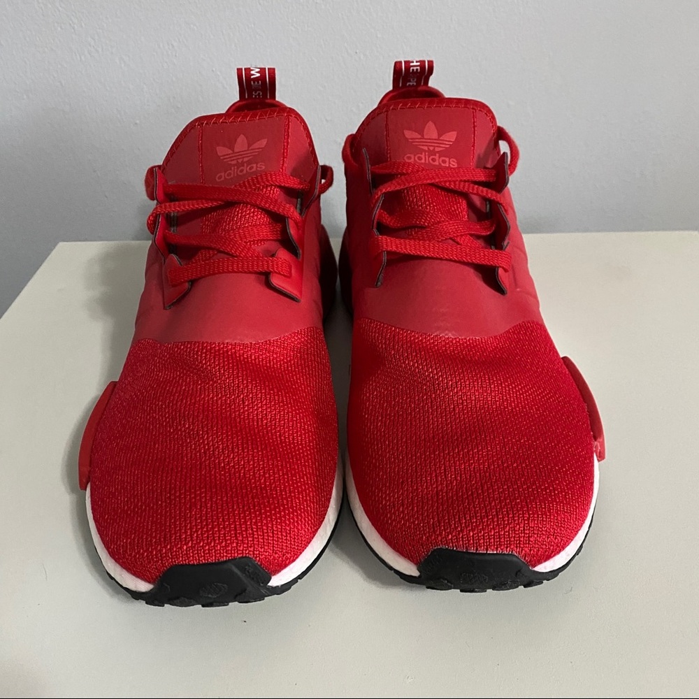 Adidas NMD_R1 “Scarlet” Sneakers Scarlet Cloud White Core Black - Picture 3 of 10